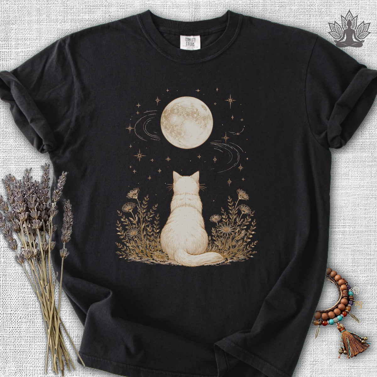 Moonlight Reverie Cat Comfort Colors® Tee