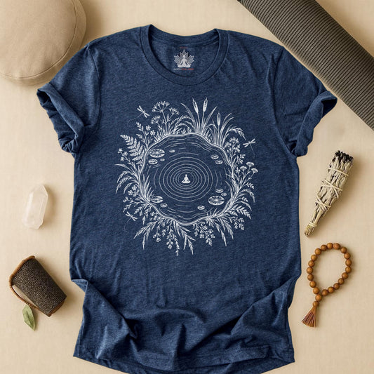 The Quiet Center Pond & Dragonflies Tee