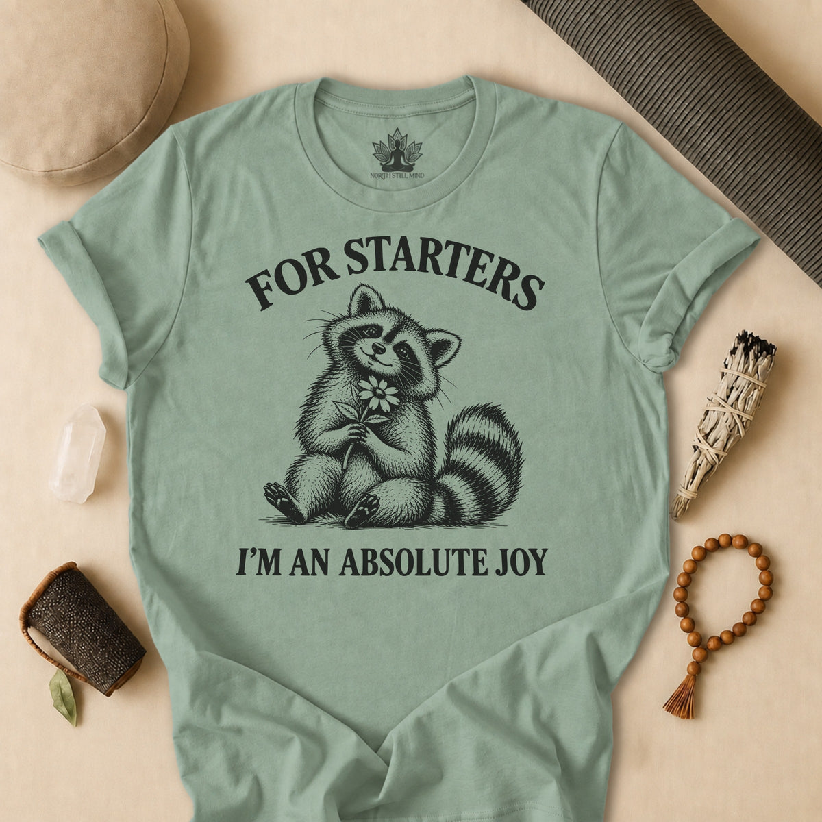 For Starters, I'm An Absolute Joy Raccoon Tee