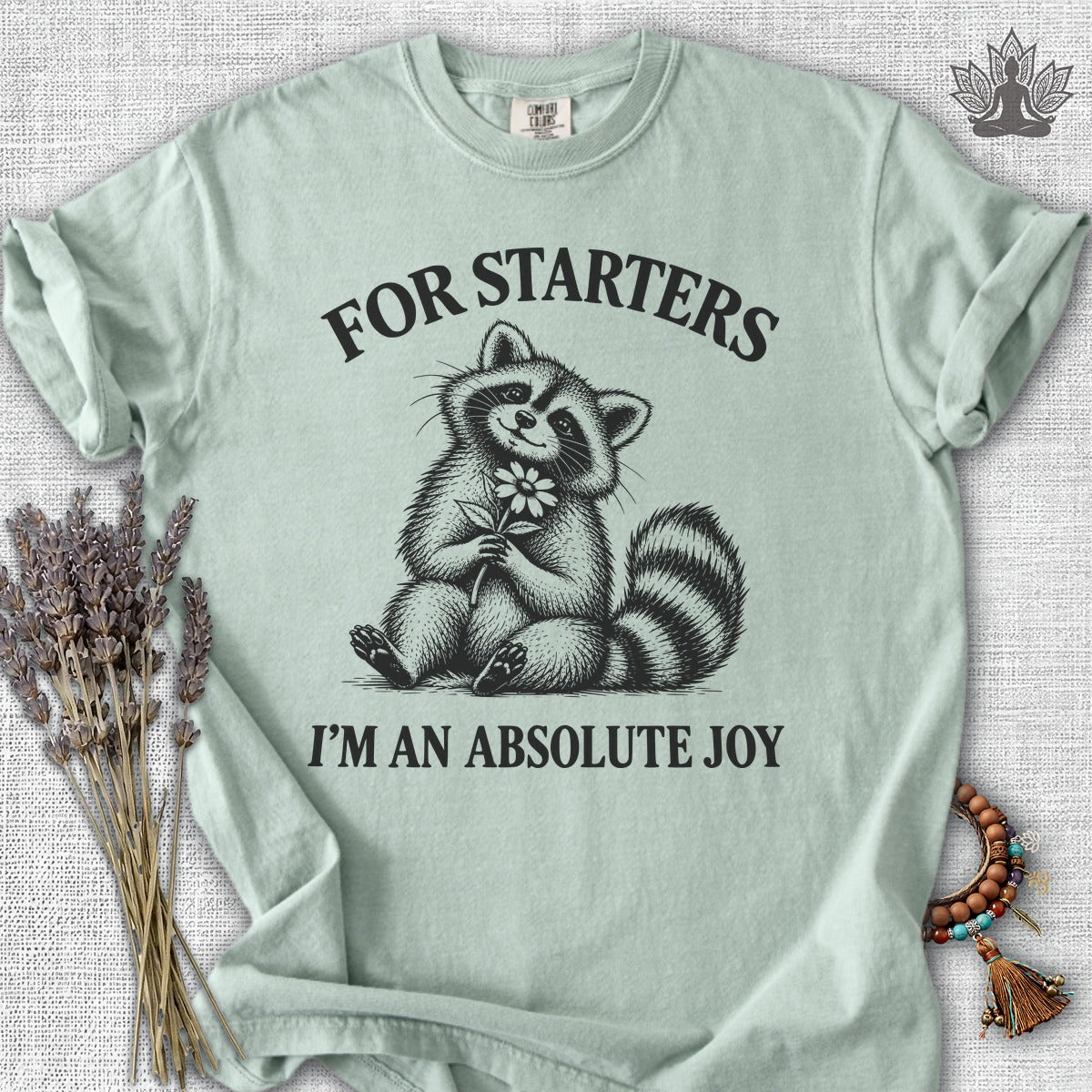 For Starters, I'm An Absolute Joy Raccoon Comfort Colors® Tee