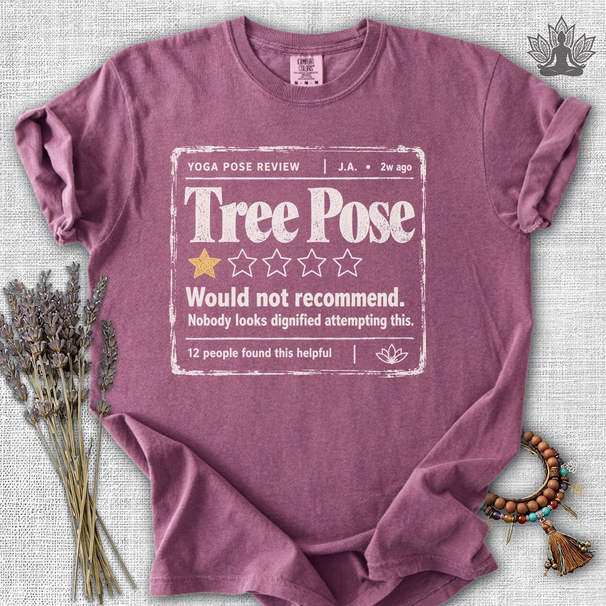 Tree Pose Review Comfort Colors® Tee