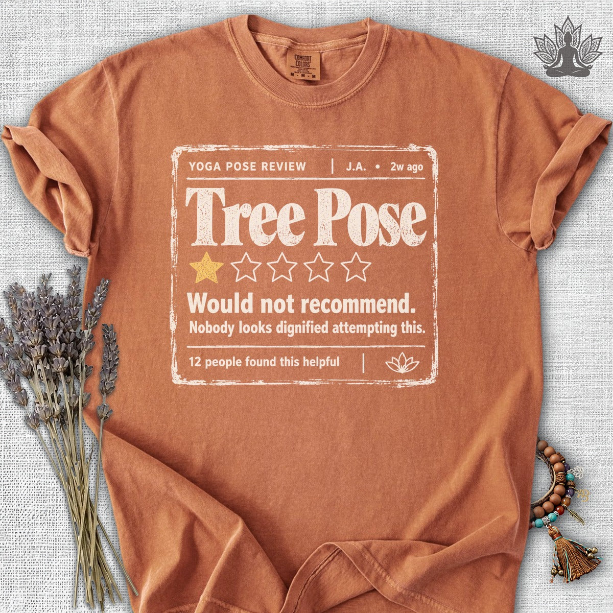 Tree Pose Review Comfort Colors® Tee