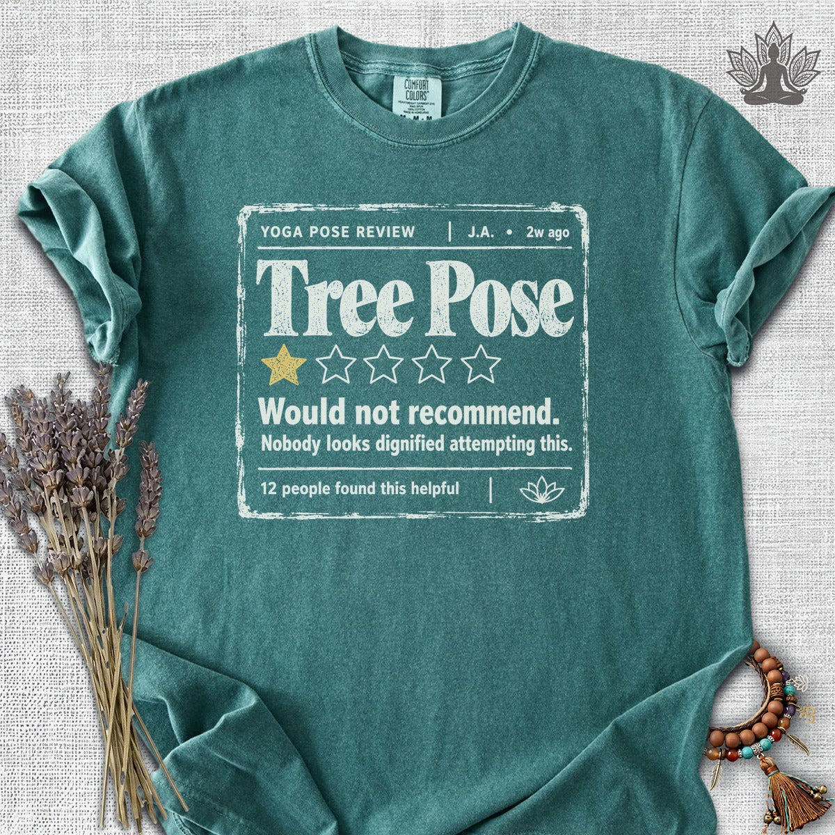 Tree Pose Review Comfort Colors® Tee