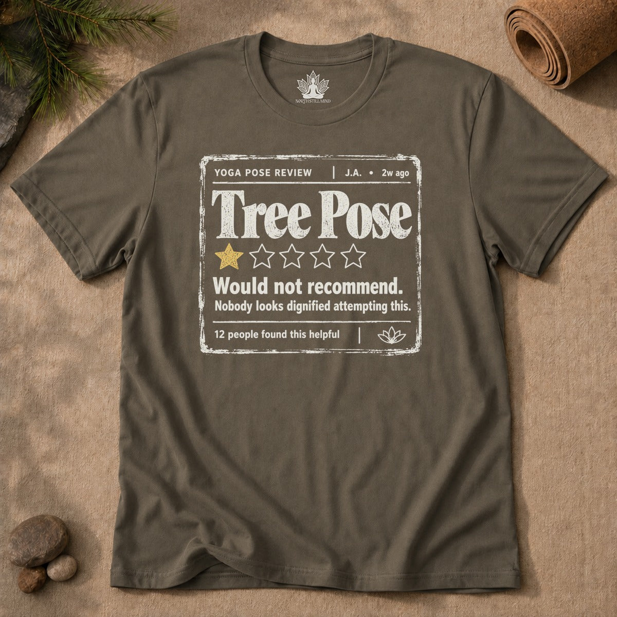 Tree Pose Review Men Tee