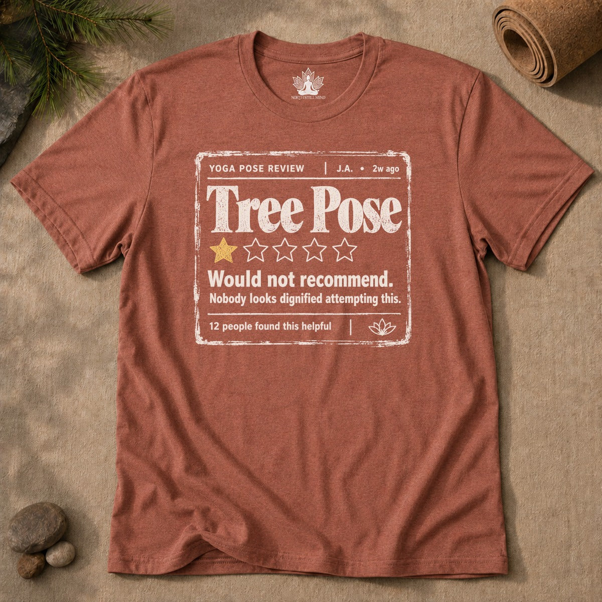 Tree Pose Review Men Tee