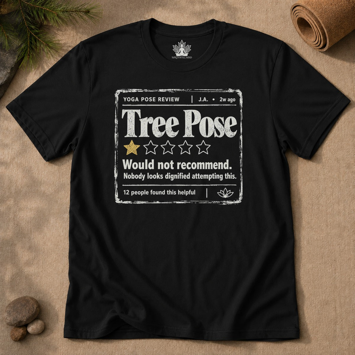 Tree Pose Review Men Tee