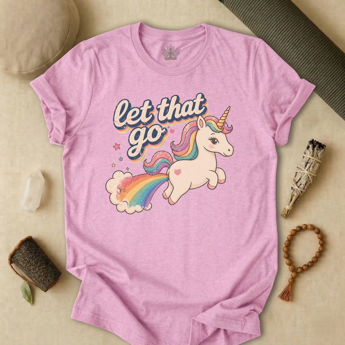 Nostalgia Unicorn Let That Go Tee