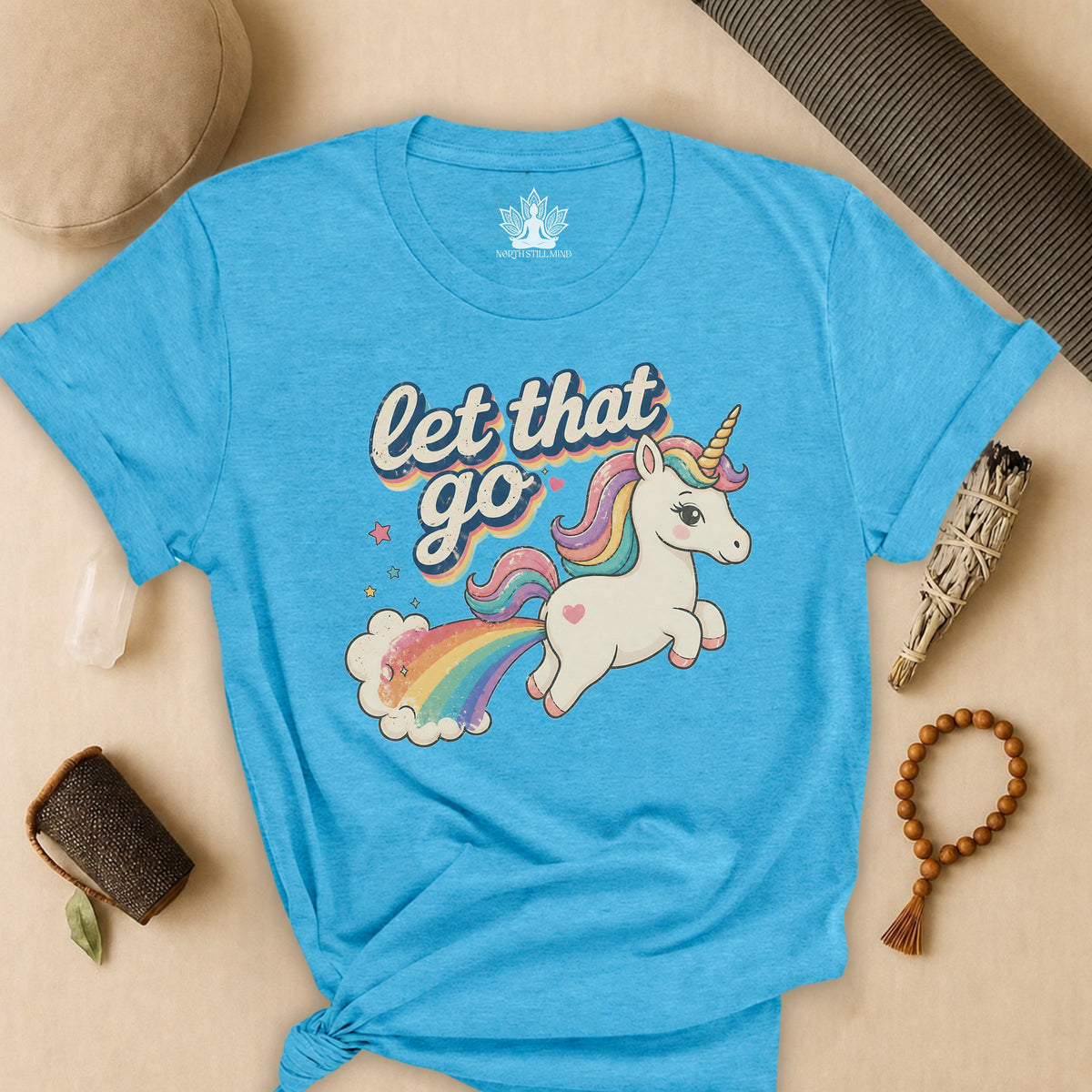 Nostalgia Unicorn Let That Go Tee