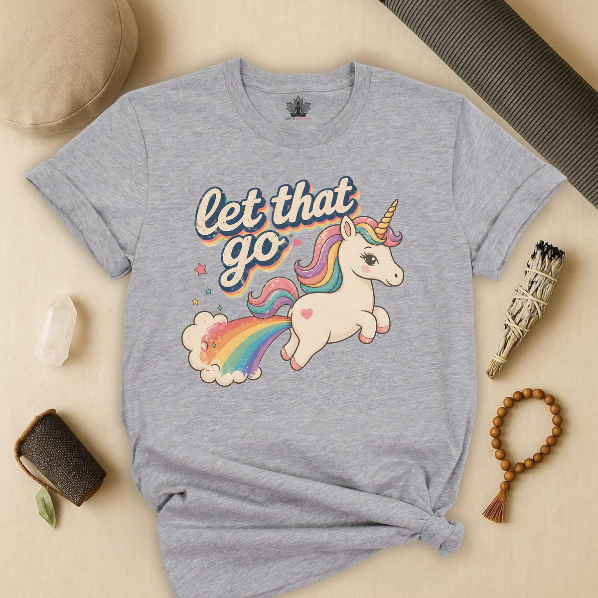 Nostalgia Unicorn Let That Go Tee