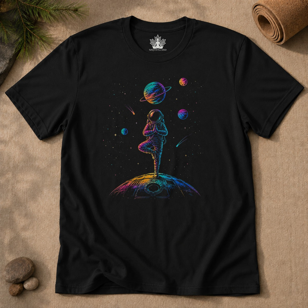 Yoga In Space Men Tee