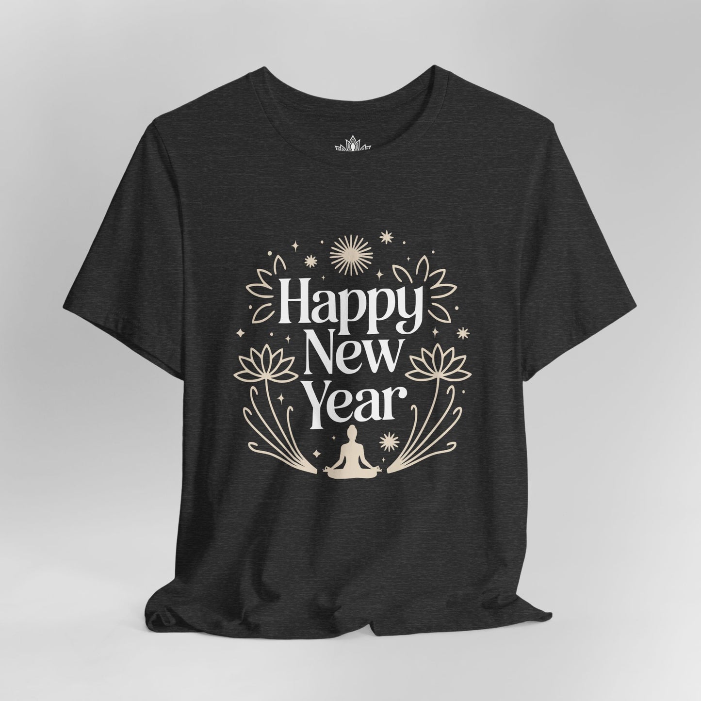 Mindful New Year - Festive Yoga Lotus Tee