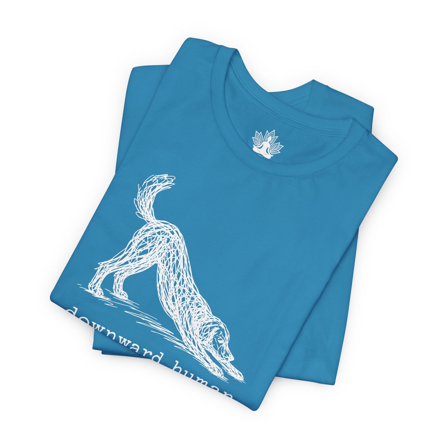 Line Art Downward Human Men Tee