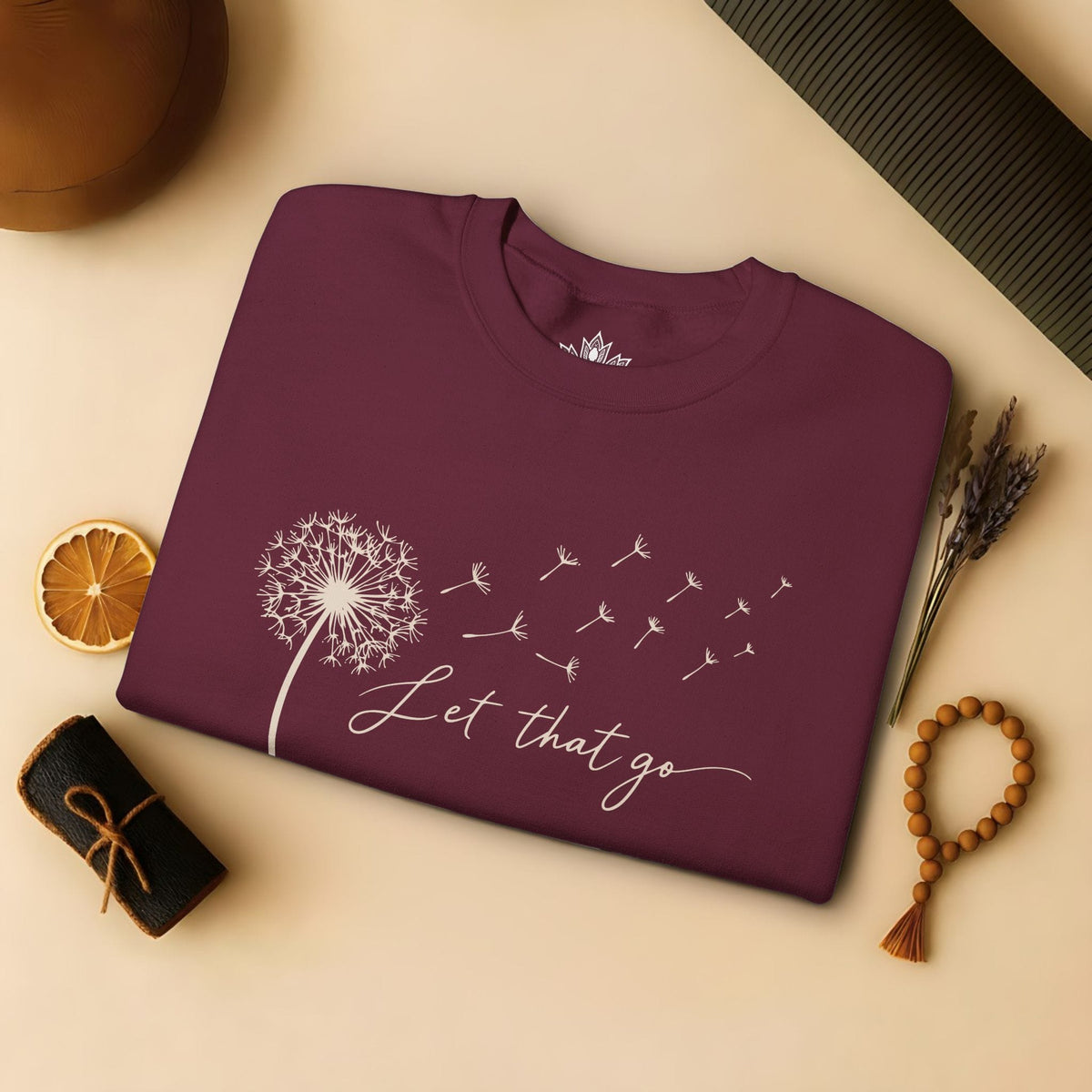 Printify Sweatshirt Let That Go Dandelion Sweatshirt Let That Go Dandelion Sweatshirt