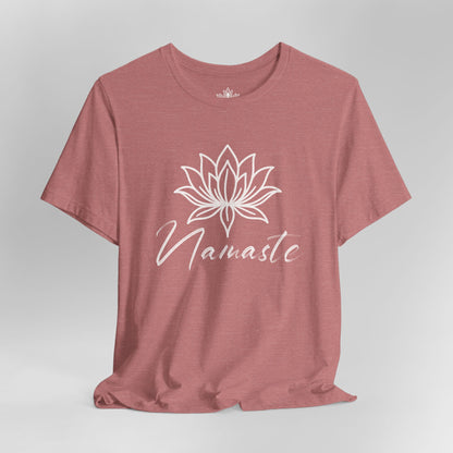 Namaste Lotus Tee – Yoga Minimalist