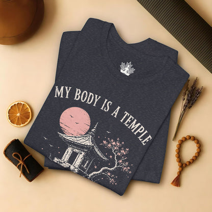 My Body Is A Temple: Ancient, Crambling, Still Sacred Tee