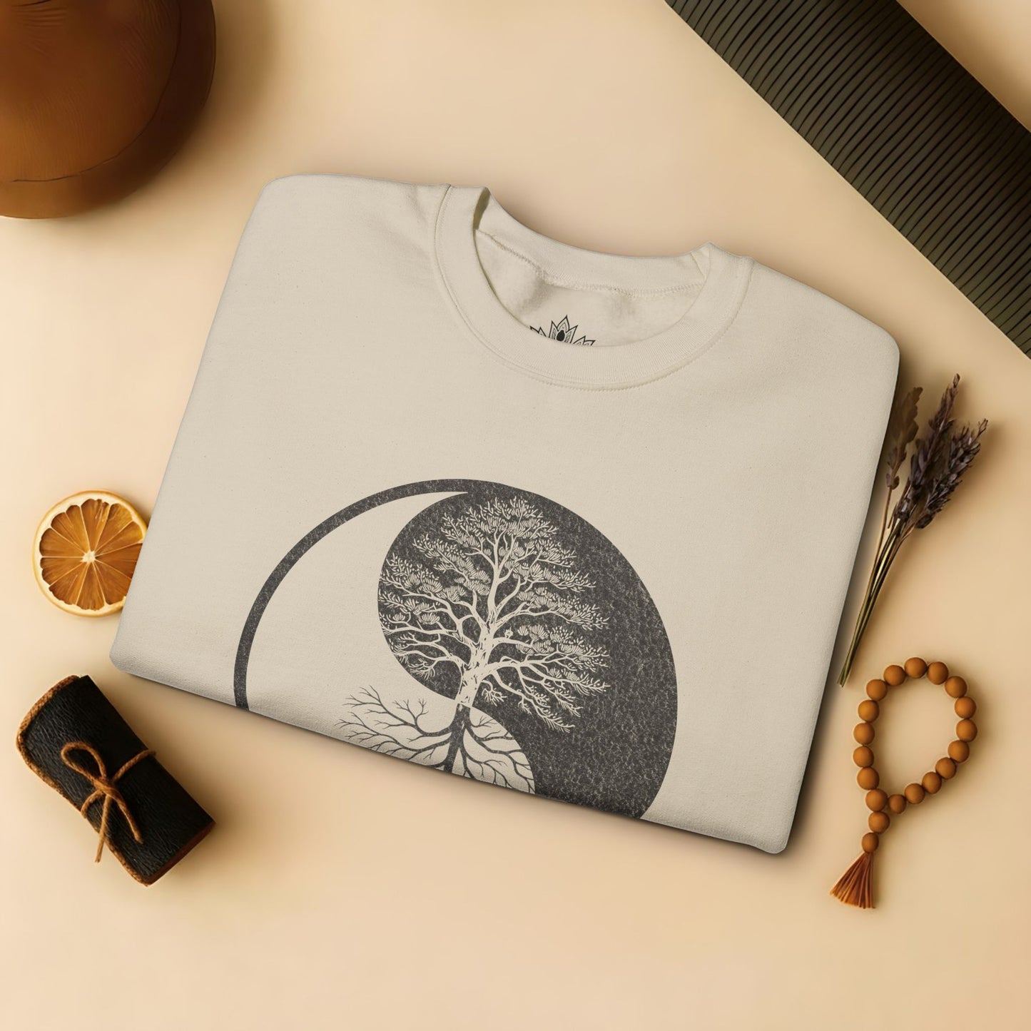 Yin Yang Tree - Mirrored Roots Sweater