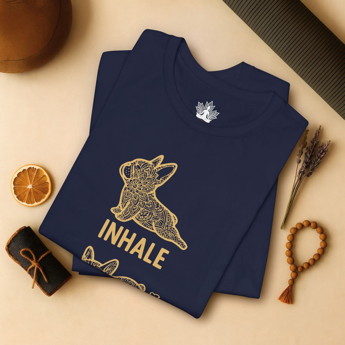 Frenchie Inhale Exhale Tee