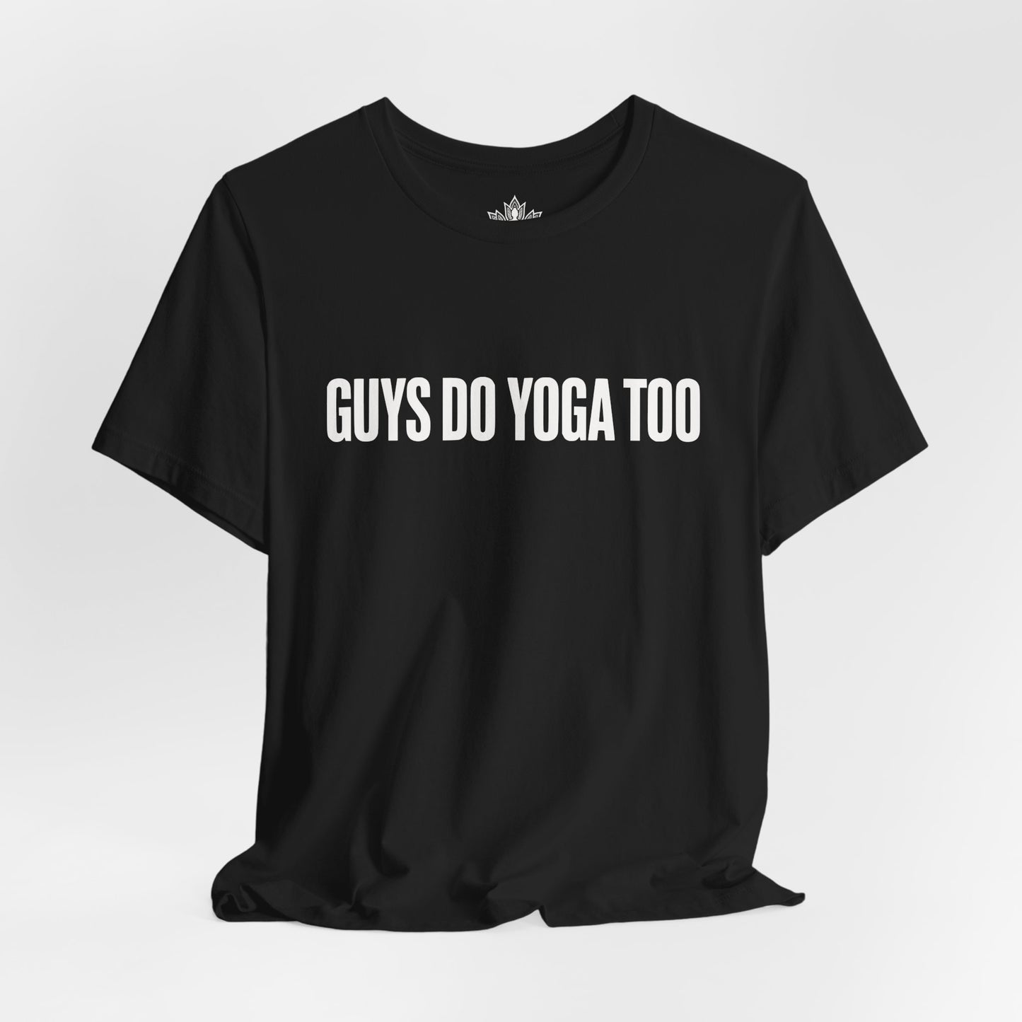Guys Do Yoga Too Minimalist Tee