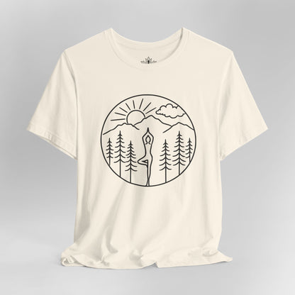 Medaillon posture de l'arbre