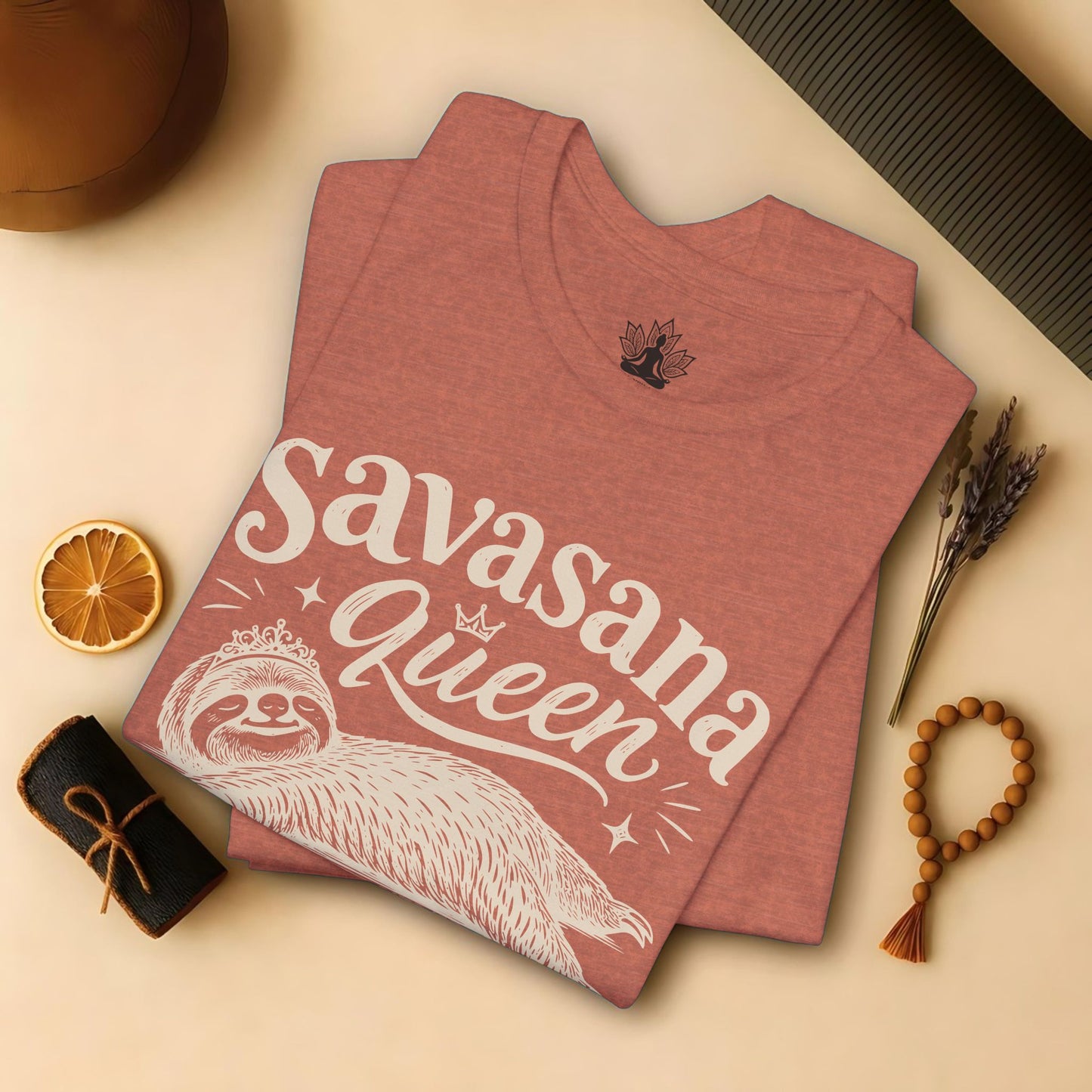 Savasana Queen Sloth Tee