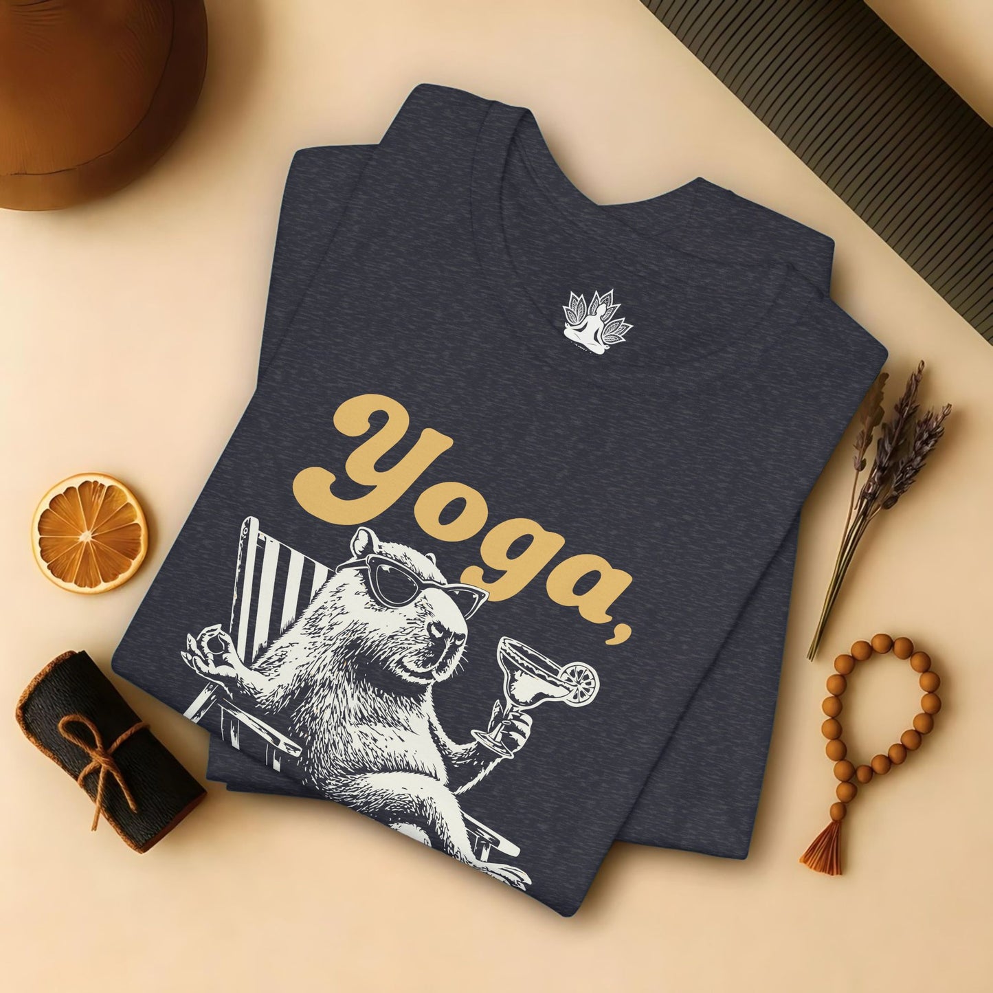 Capybara Yoga, Playa & Margarita Tee