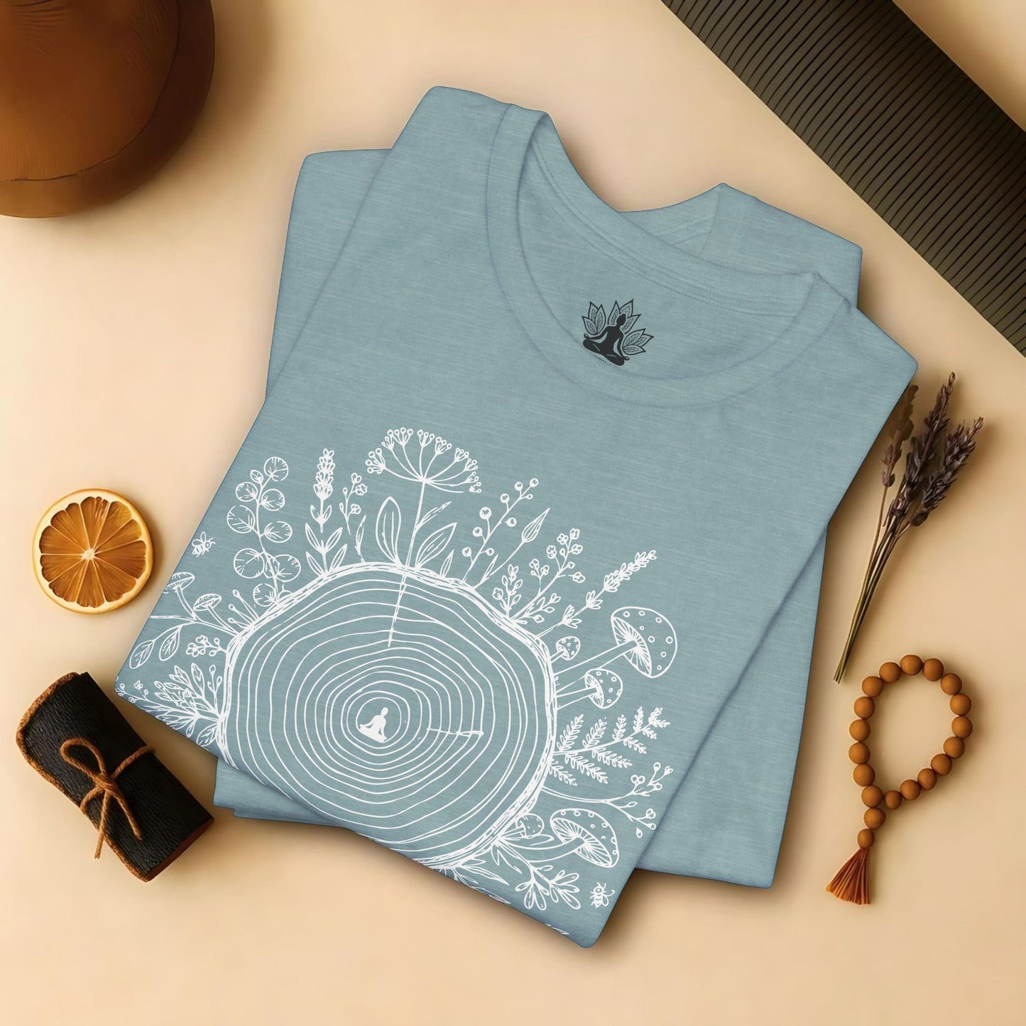The Quiet Center Botanical Tee