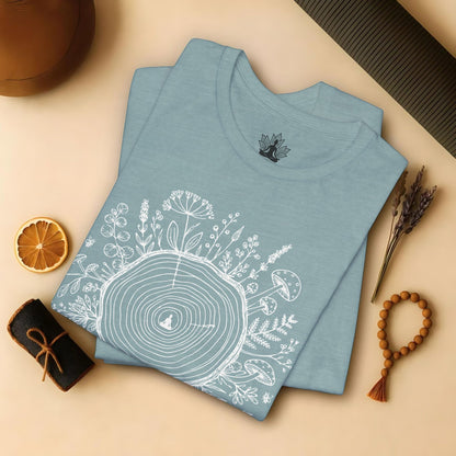 The Quiet Center Botanical Tee