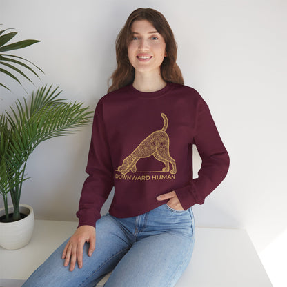Downward Human Sweater - Mandala Dog