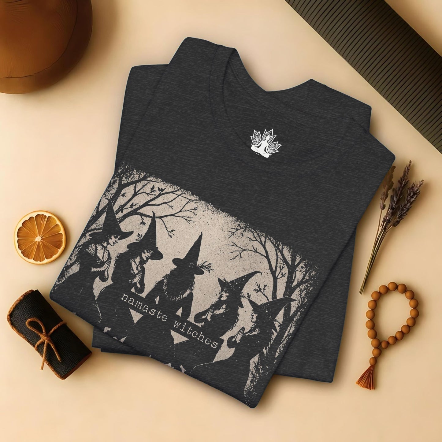 Namaste Witches Sisterhood Tee