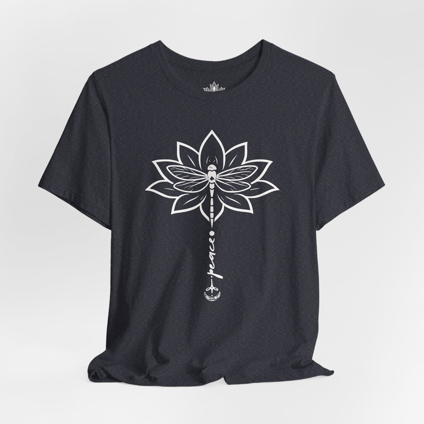 Peace Lotus Dragonfly – Mindful Nature Tee