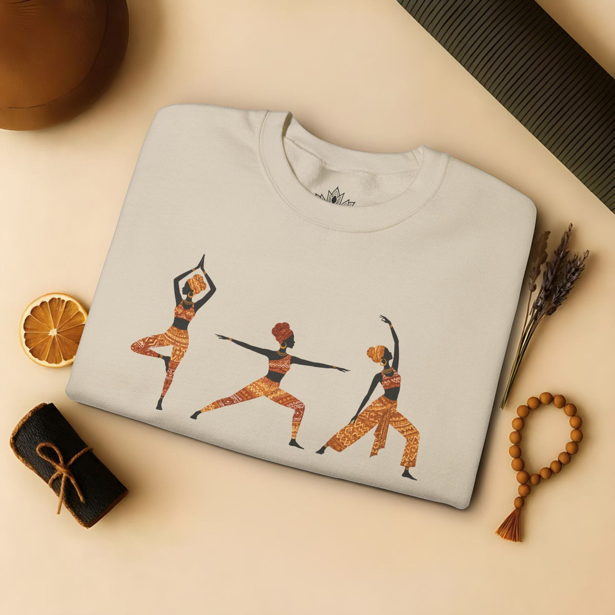 Printify Sweatshirt Rooted In Flow Sweatshirt Rooted In Flow Sweatshirt