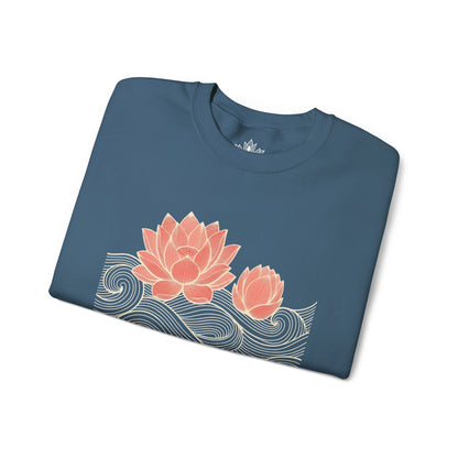 Lotus Line Art Sweatshirt