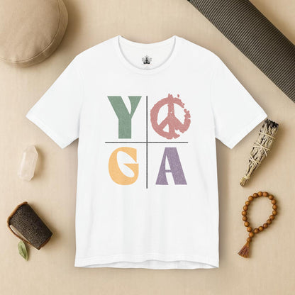 Bold Yoga – Modern Grid Tee