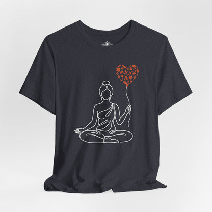 Mindful Love Yogini – Valentine Yoga Tee