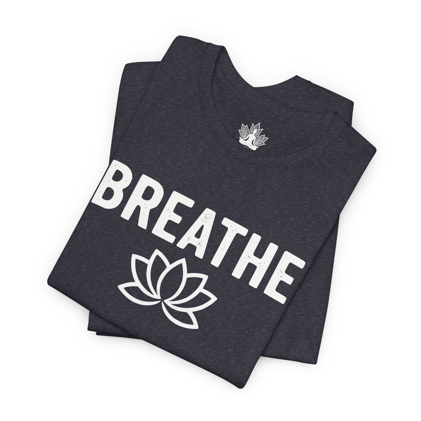 Breathe Lotus – Minimalist Yoga Class Men Tee
