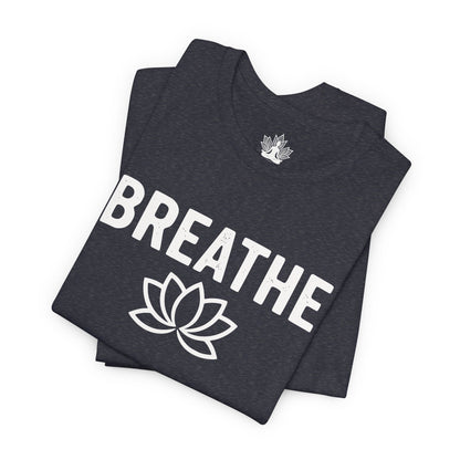 Breathe Lotus – Minimalist Yoga Class Men Tee