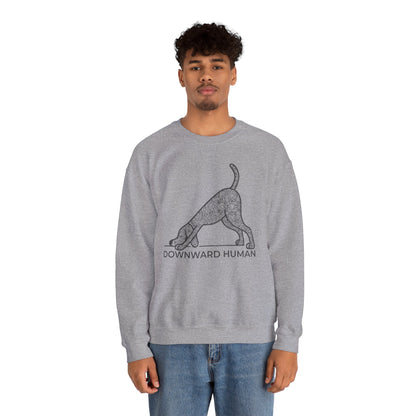 Downward Human Sweater - Mandala Dog
