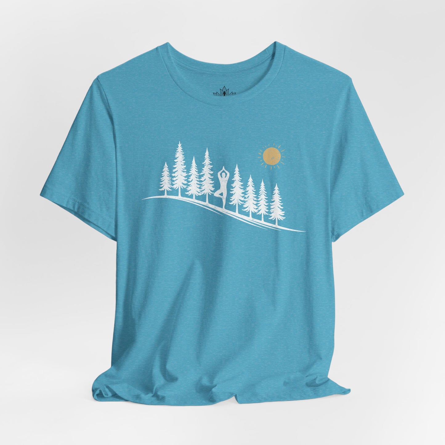 Forest Tree Pose Yoga – Balance in Nature Men Tee