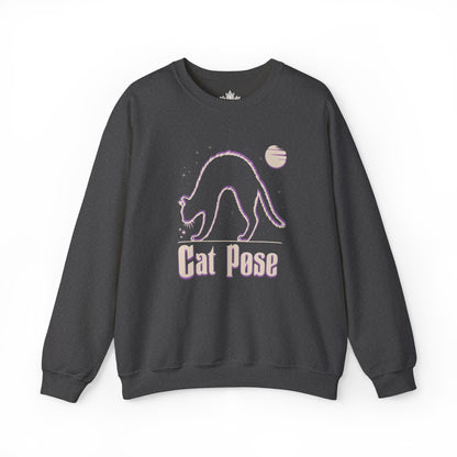 Cat Pose 80s Sweatshirt