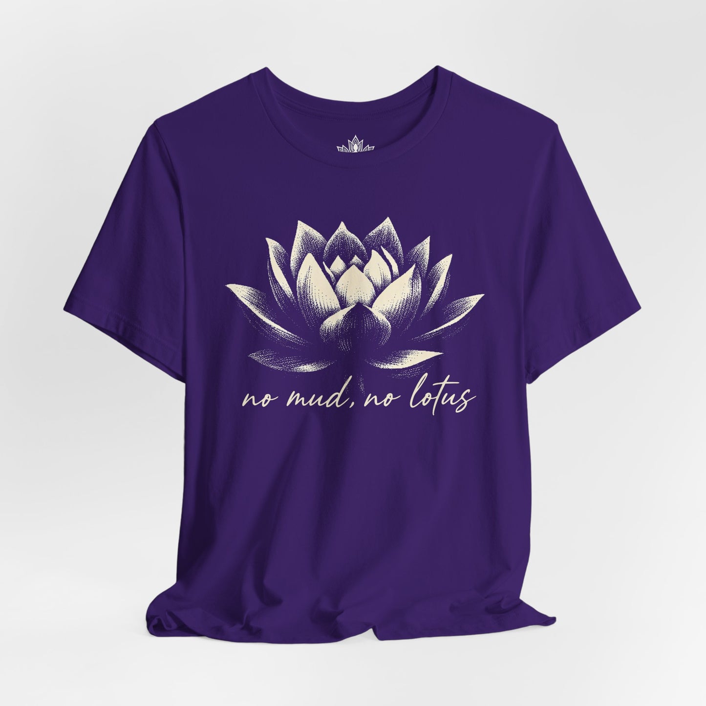 No Mud, No Lotus Shadow Art Tee
