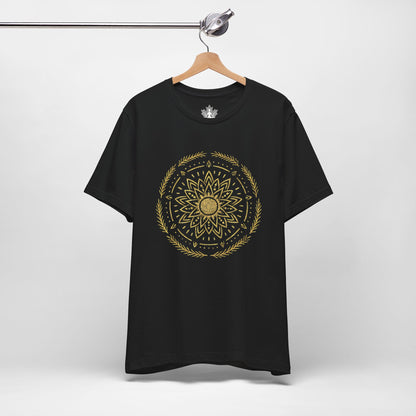 Golden Mandala – Sacred Balance Men Tee