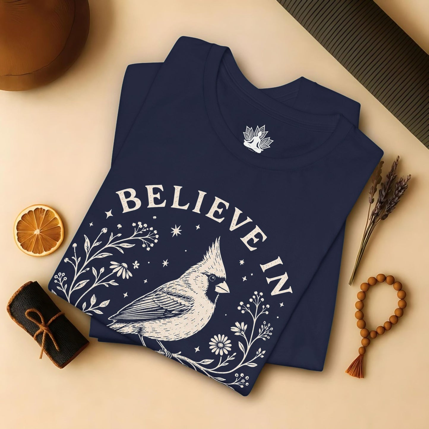 Believe In Good Cardinal Bird Tee