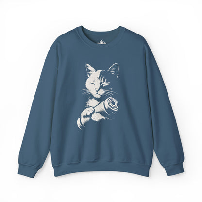 Cat Shadow Art Sweatshirt