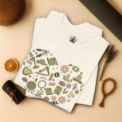 Yoga Girl Boho Heart Tee