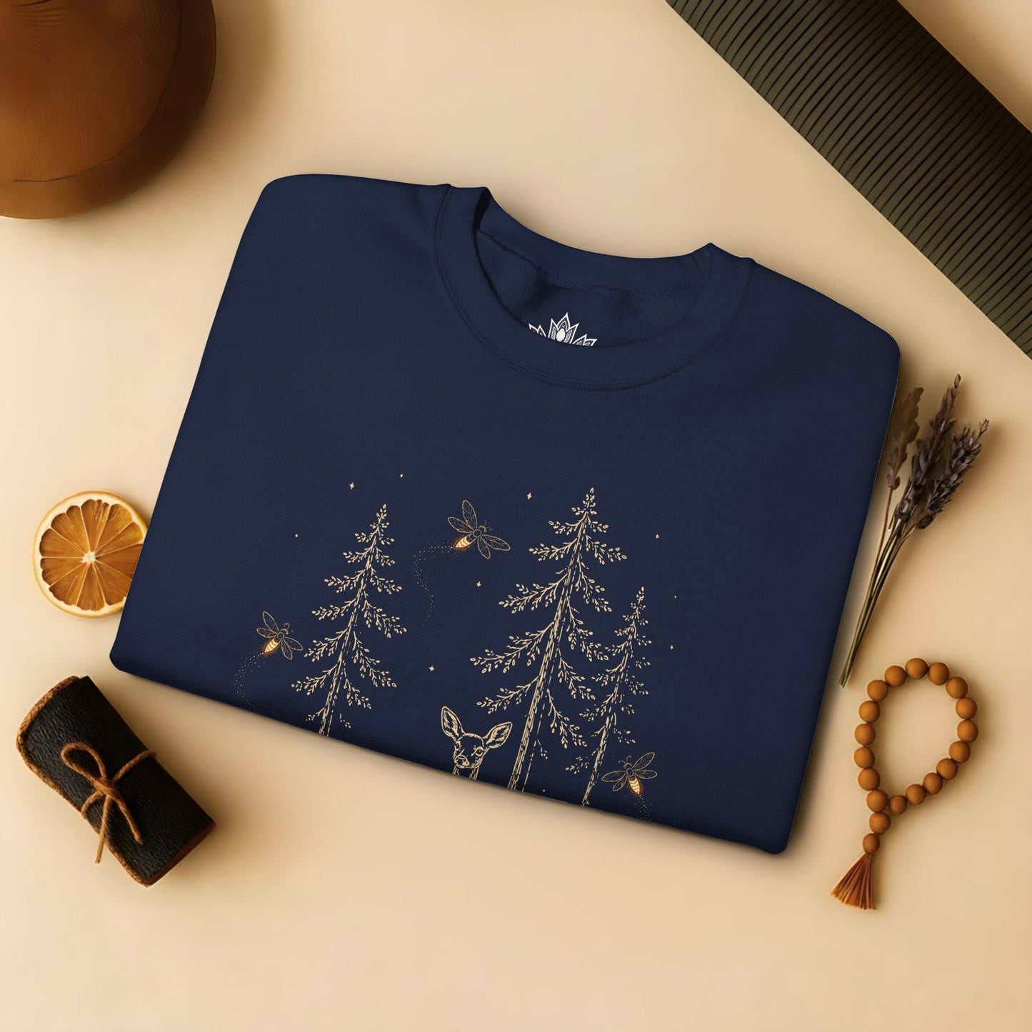 The Quiet Path Doe & Fireflies Sweatshirt