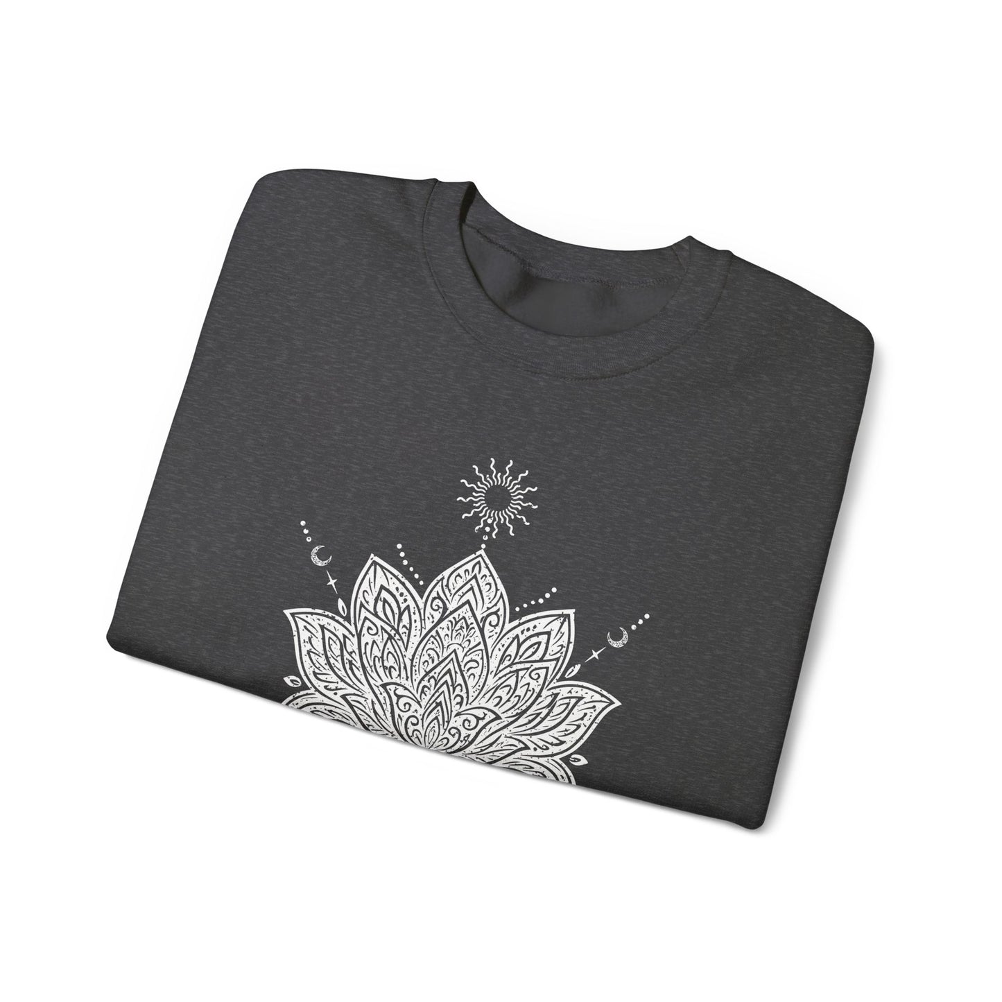 Sweat-shirt Yoga Conscient Mandala Lotus Sacré