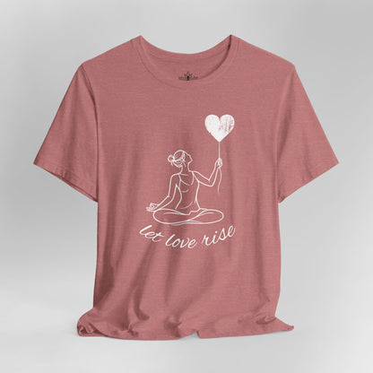 Let Love Rise – Line Art Valentine Tee