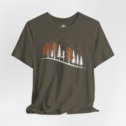 Fall Forest Tree Pose Tee
