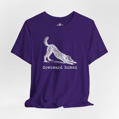 Line Art Downward Human Men Tee