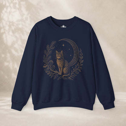 Cat Mandala Moon Sweatshirt
